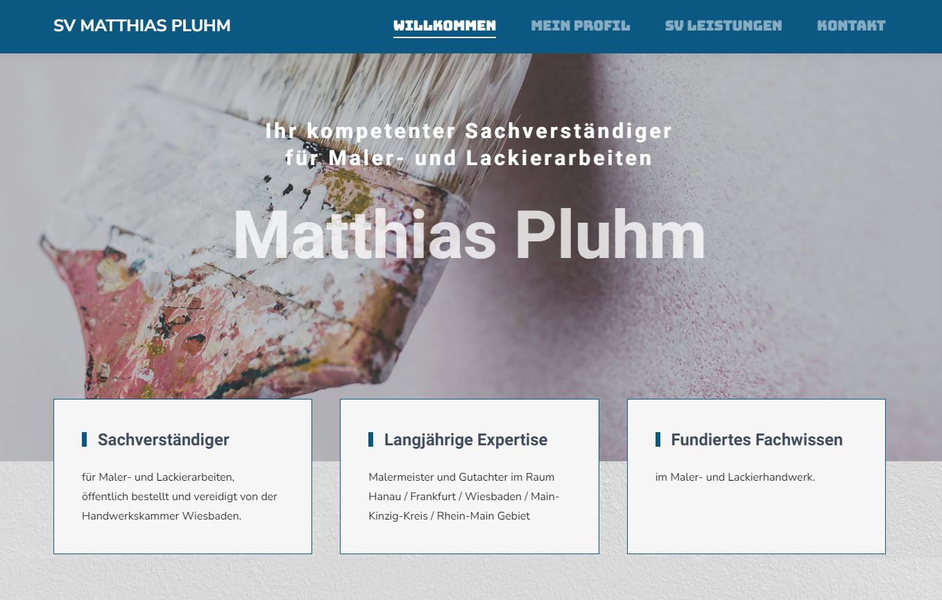 Referenzen zu Dirk Heuser Consulting - SV Pluhm